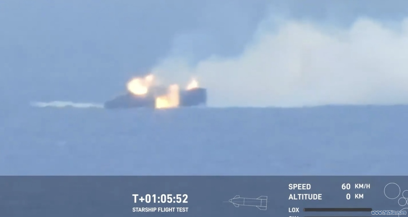 SpaceX星舰第六次试飞直播画面